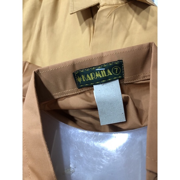 KARMILA Baju Pramuka Siaga Tangan/Lengan Pendek - Seragam Sekolah - Baju Seragam PRAMUKA LIST BAHAN KATUN