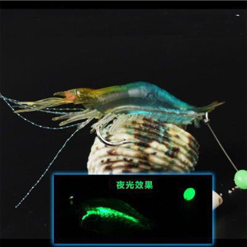 Solighter Umpan Pancing Soft Bait Bentuk Udang Bahan Silikon