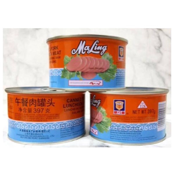 

Ma Ling TTS Luncheon Pork Meat [170gr] - Daging Babi Ham Maling