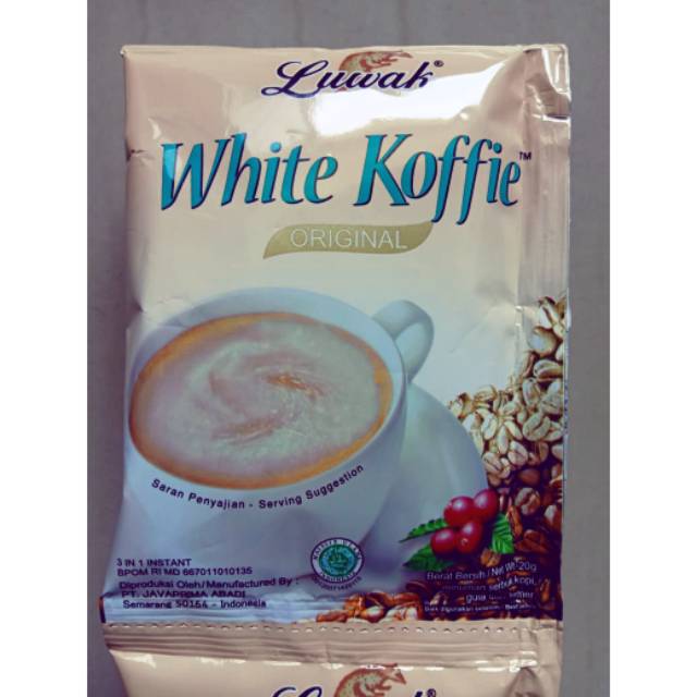 

Kopi Luwak white koffie sachet (10 pcs)