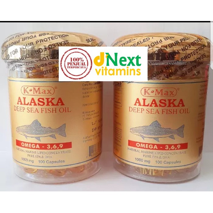 K-MAX ALASKA DEEP SEA FISH OIL (SUPER OMEGA-3,6,9) ~MINYAK IKAN