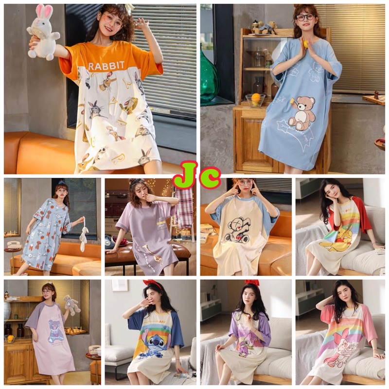 JC Daster Dress Import / Daster wanita import murah / Daster wanita tebaru