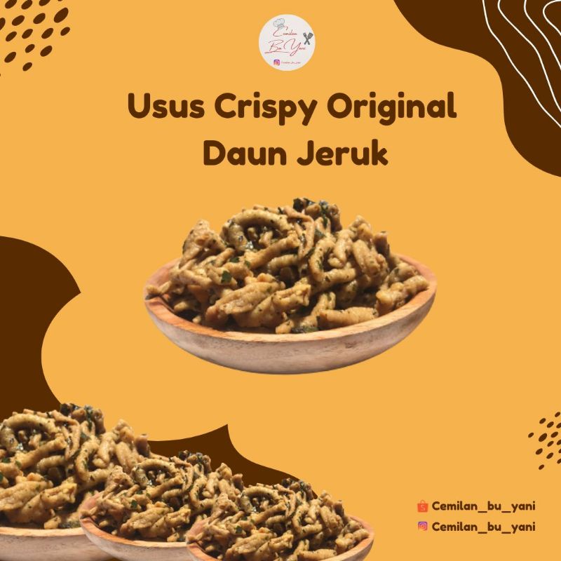 

USUS CRISPY | USUS CRISPY ORIGINAL DAUN JERUK 250 GRAM.