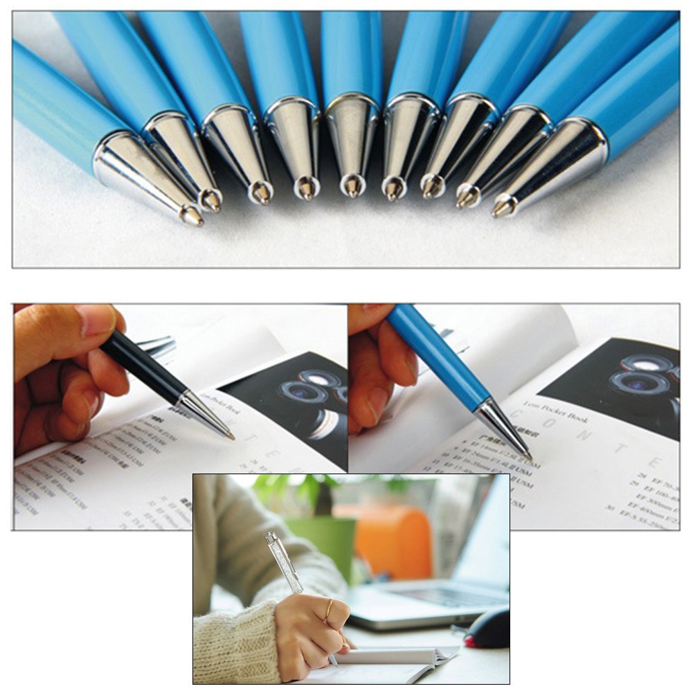 

Promo [Bayar Di Tempat]Stationery: Pen Ballpoint Berisi Hiasan Kristal Berkilau, 5 Warna