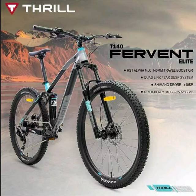 Sepeda Gunung Thrill Fervent Elite T140 MTB 27,5 NEW 2019