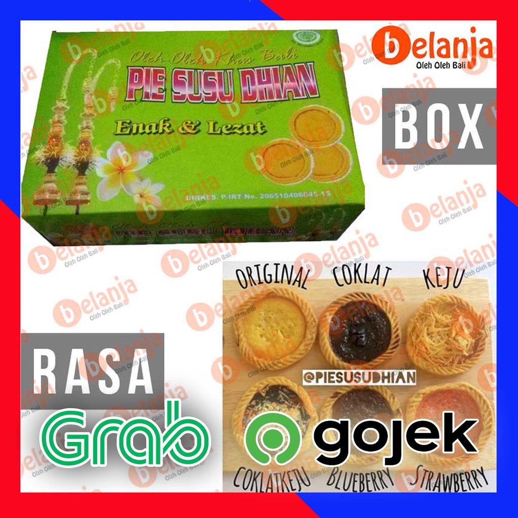 Pie Susu DHIAN (isi 50 pcs) pie susu bali asli oleh oleh bali camilan khas bali