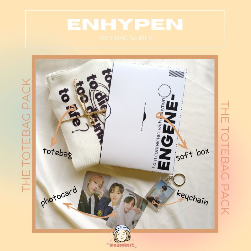 Totebag ENHYPEN canvas totebag kpop