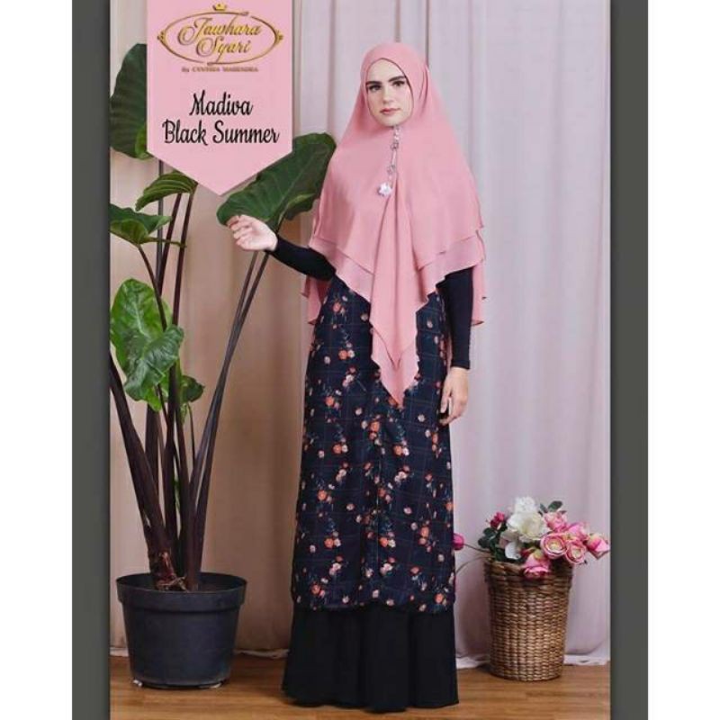 JAWHARA SYARI (PRELOVED) MADIVA BLACK SUMMER