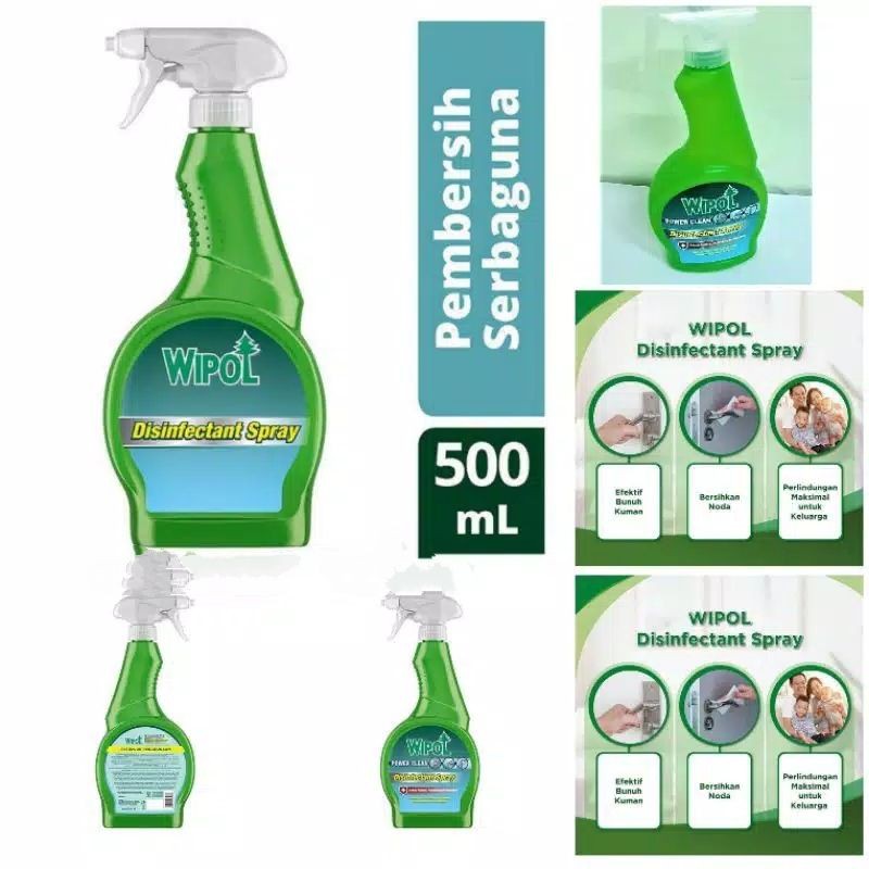 wipol disinfektan spray / wipol disinfektan / disinfektan wipol / wipol disinfectant spray 500ml