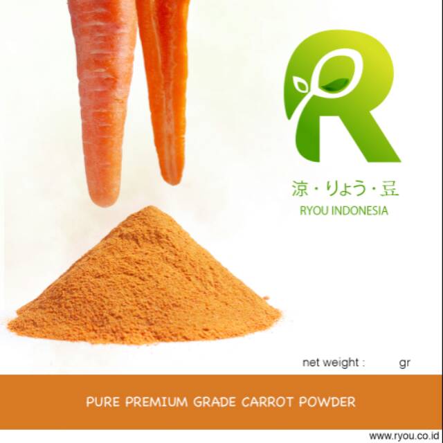 

Premium Pure Carrot Powder bubuk wortel murni MPASI