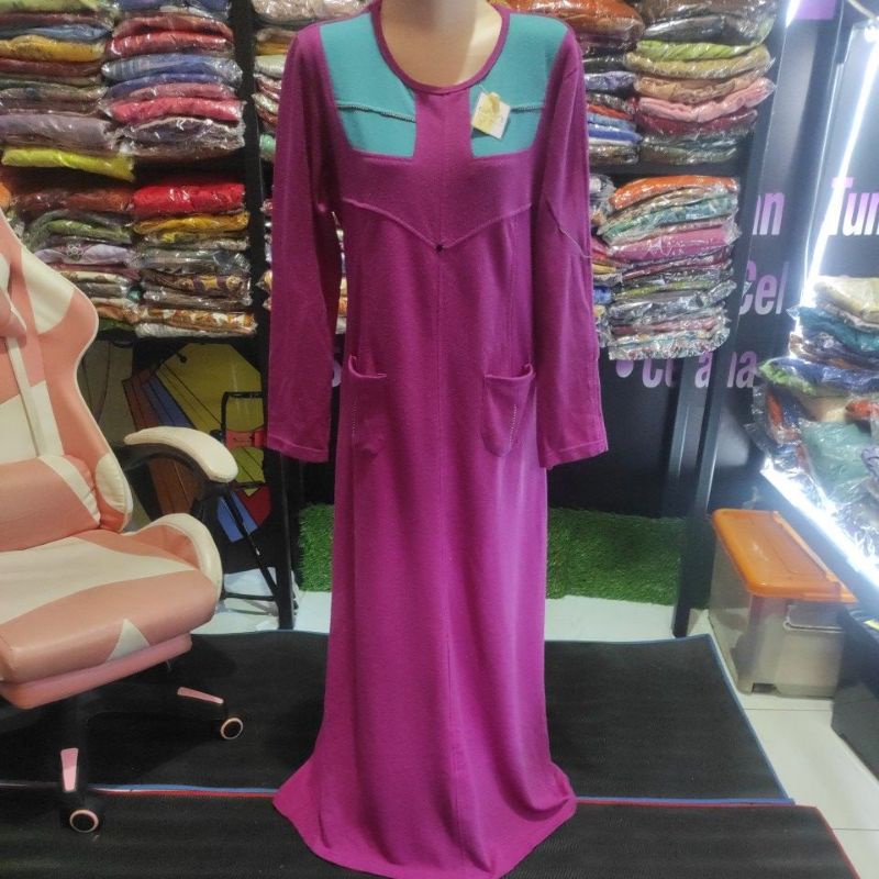 PL Gamis Rajut Saku LD 100 PJ 135