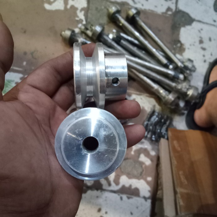 pulley pully almunium A1 - 2"in as 9mm