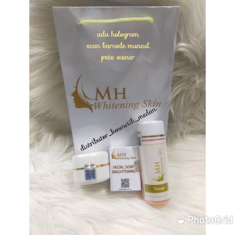 Image of MH WHITENING ORIGINAL BPOM/ paket cream MH whitening #1