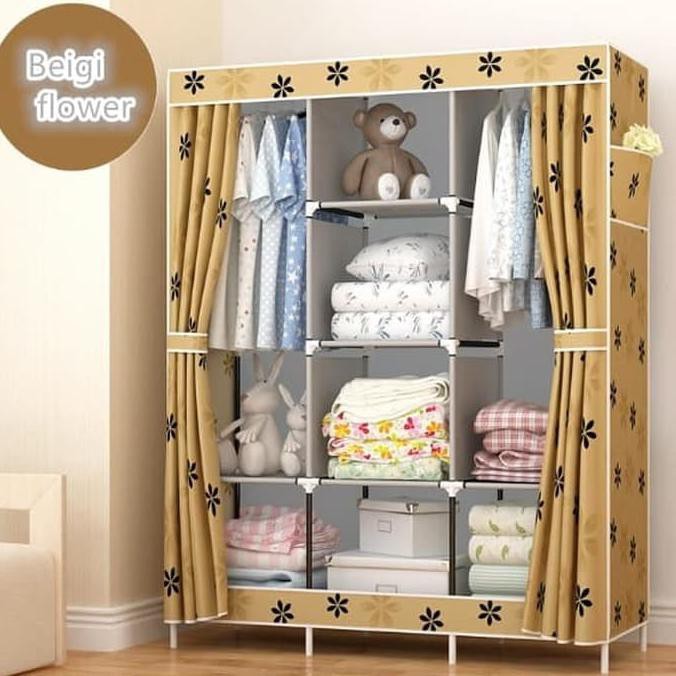 Lemari Plastik / Lemari Pakaian Plastik / Lemari Portable