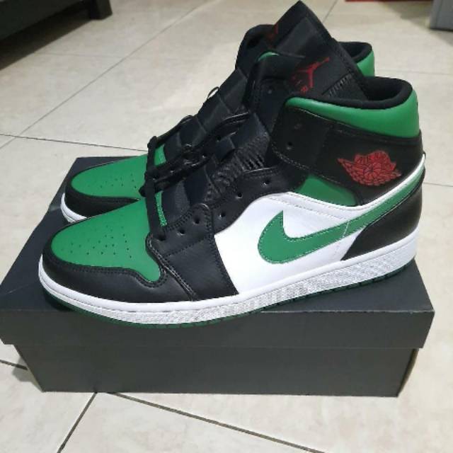 AIR JORDAN 1 MID PINE GREEN ORIGINAL BNIB