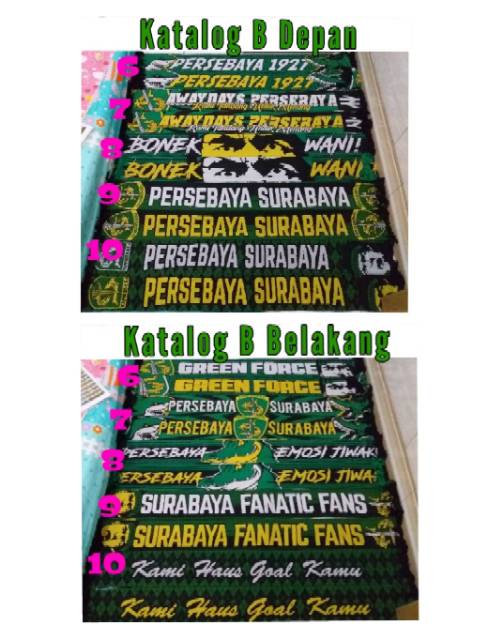 SCRAF PERSEBAYA BONEK HD SPESYAL SYAL BONEK AKSESORIS PERSEBAYA TERLARIS-8