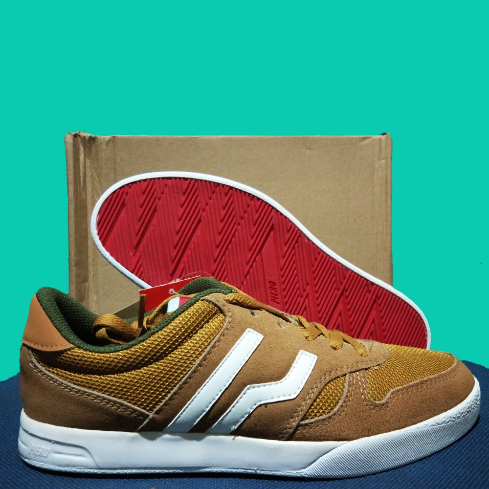 Sepatu Sneaker Piero Falcon Brown P10539 ORIGINAL