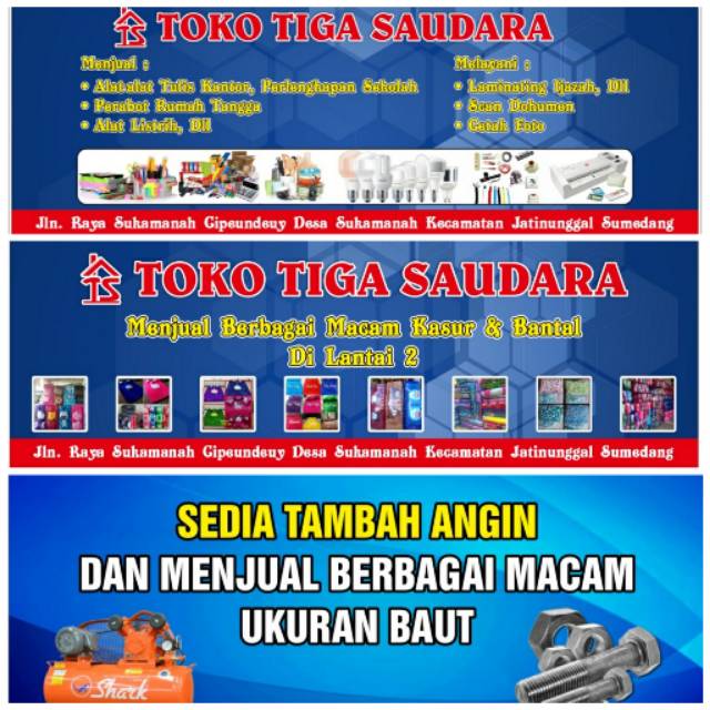 tigasaudarasukamanah