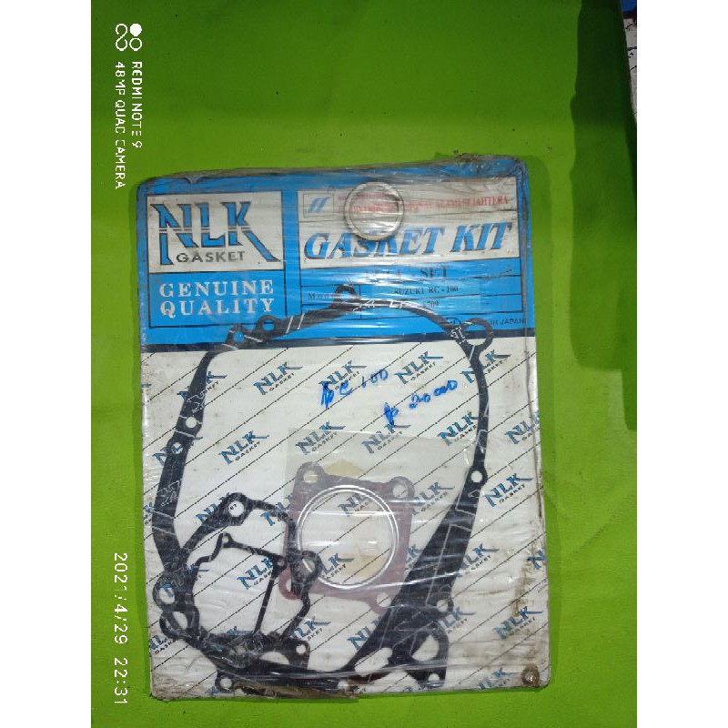 paking perpak packing gasket fullset suzuki rc100 RC100