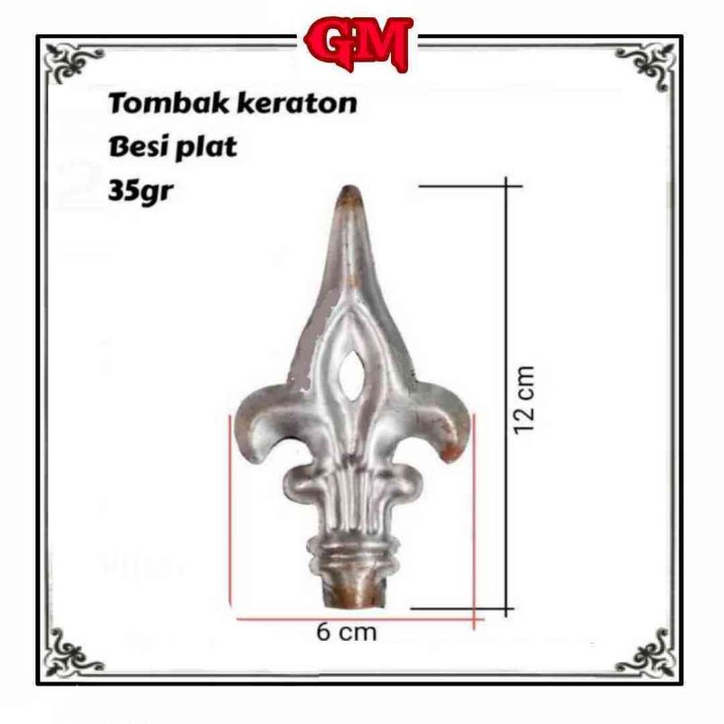 ORNAMEN PAGAR TOMBAK KERATON