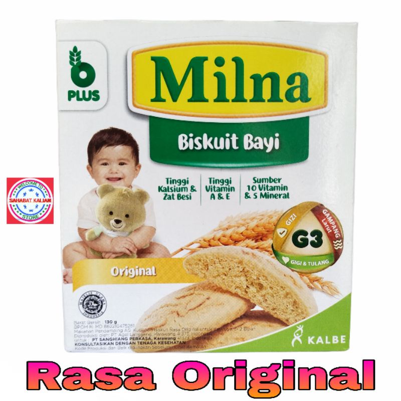 MILNA BISKUIT BAYI 130gr PER 1 BOX