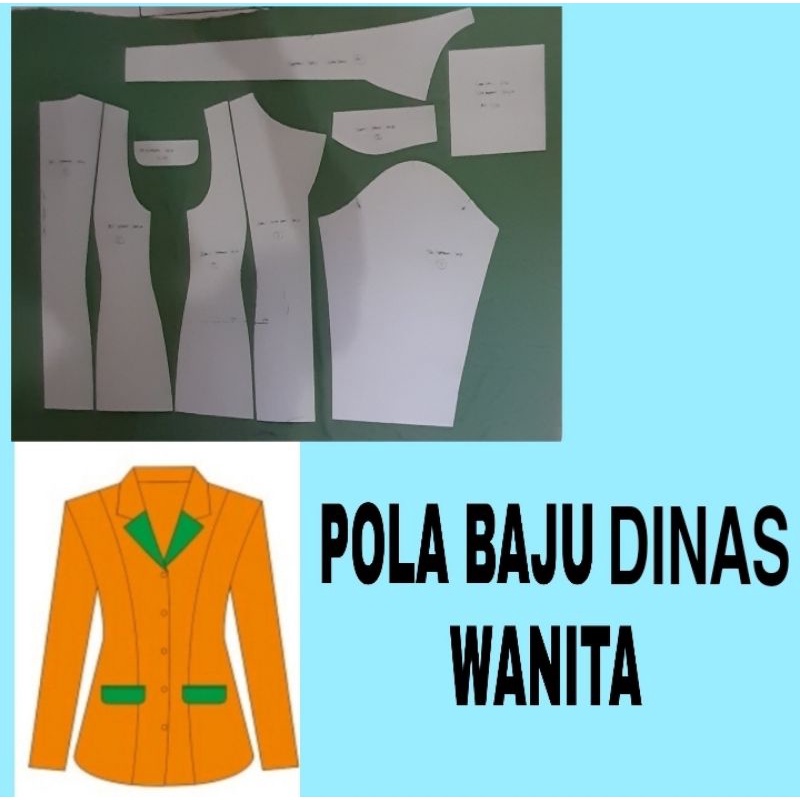 pola baju dinas,pola baju kerja wanita,pola baju pns,pola baju keki,pola baju guru,pola baju pkk