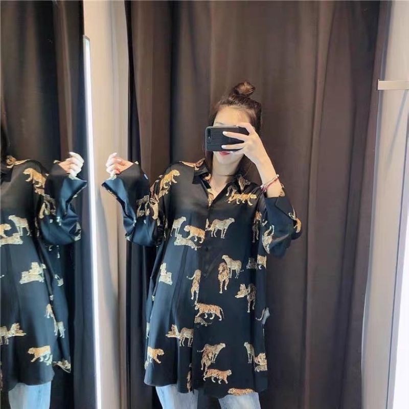 MDLV ~ BM 5758 TIGER OVERSIZED // OVERSIZED TEE // FASHION IMPORT WANITA