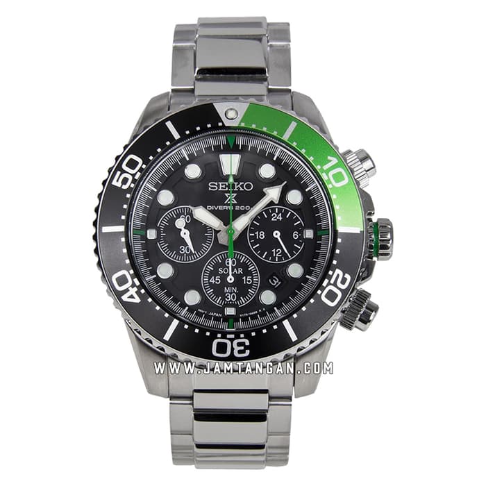 Seiko Prospex Sea SSC615P1 Divers 200M Chronograph Black Dial
