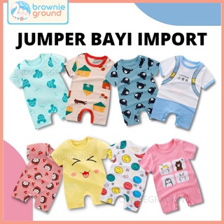 Baju bayi 0 6 bulan Jumper bayi / baju bayi laki laki baju bayi perempuan jumper bayi 0 6 bulan Import