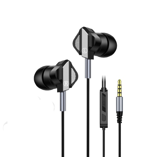 Earphone PHILIPS T178 Metal Body stereo bass music telfon headset mic