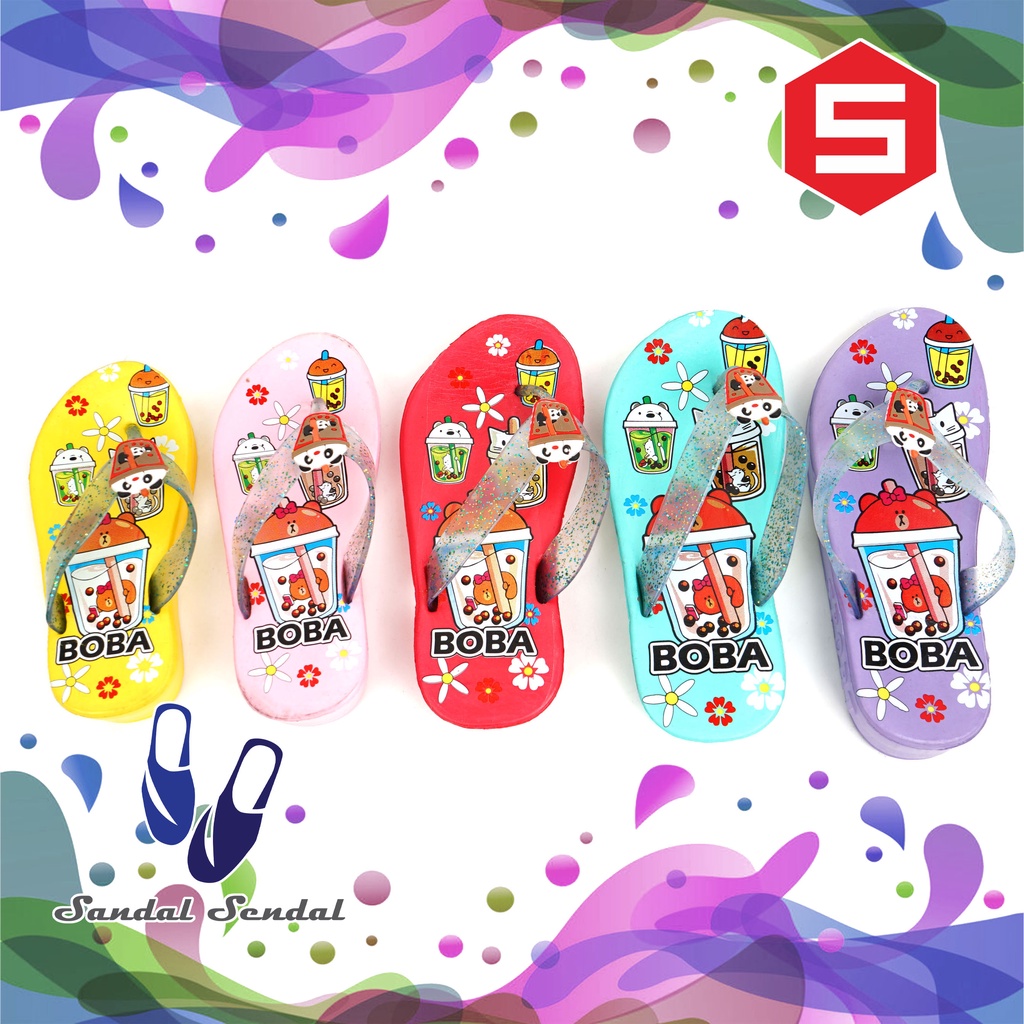 Sandal Fashion Anak Perempuan Skyrublle SL 344 GLT Ukuran Kecil