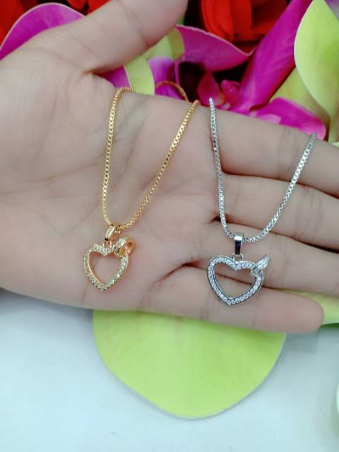 Xuping kalung liontin love 001-002