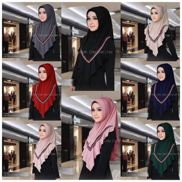 Hijab instan casual ori flow