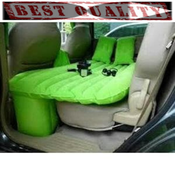 Set Tilam Matras Kasur Udara Angin+Bantal+Pompa Listrik+Tas Mobil Car Travel Inflatable Mattress