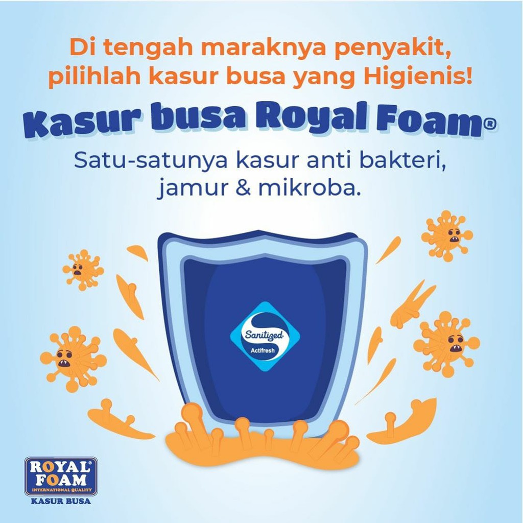 Sofa Bed Royal Foam Kesehatan D23 Original Garansi 15 Tahun