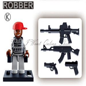 LEGO SLUBAN POLISI DAN PERAMPOK 12 SERI M38-B0586-K