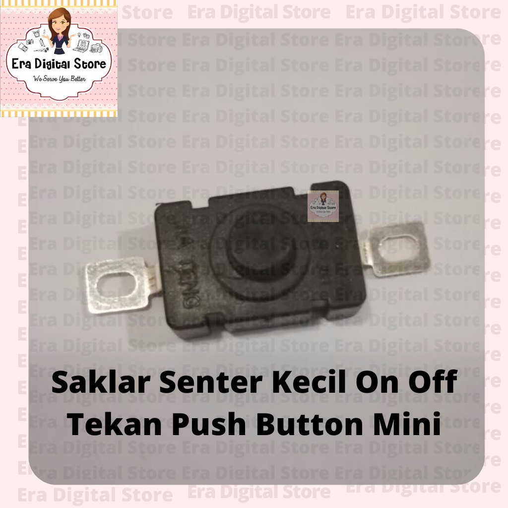 Saklar Senter Kecil On Off Tekan Push Button Mini Pilih sesuai kebutuhan