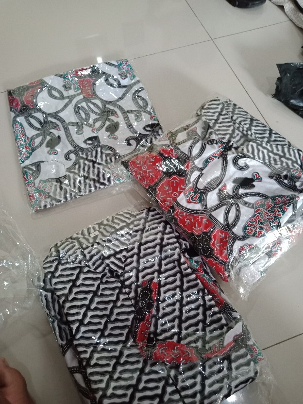 Batik Couple Keluarga Sania Ruffle Ori Ndoro Jowi Dnt Kate Garansi Termurah