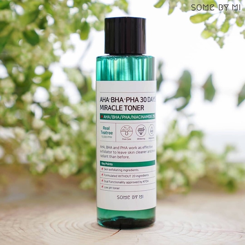 Some By Mi AHA BHA PHA Niacinamide Miracle toner | exfo toner