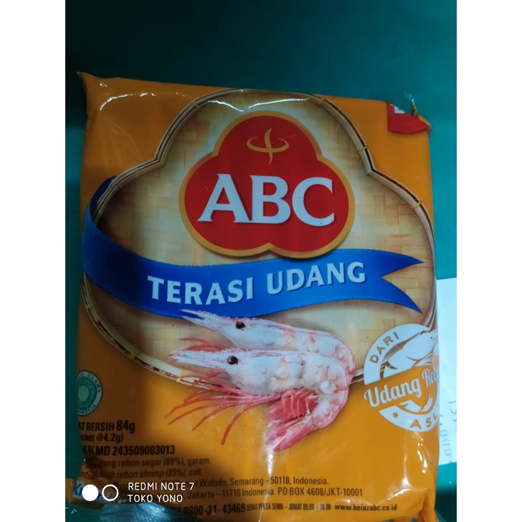 

Terasi Udang ABC 24pcs