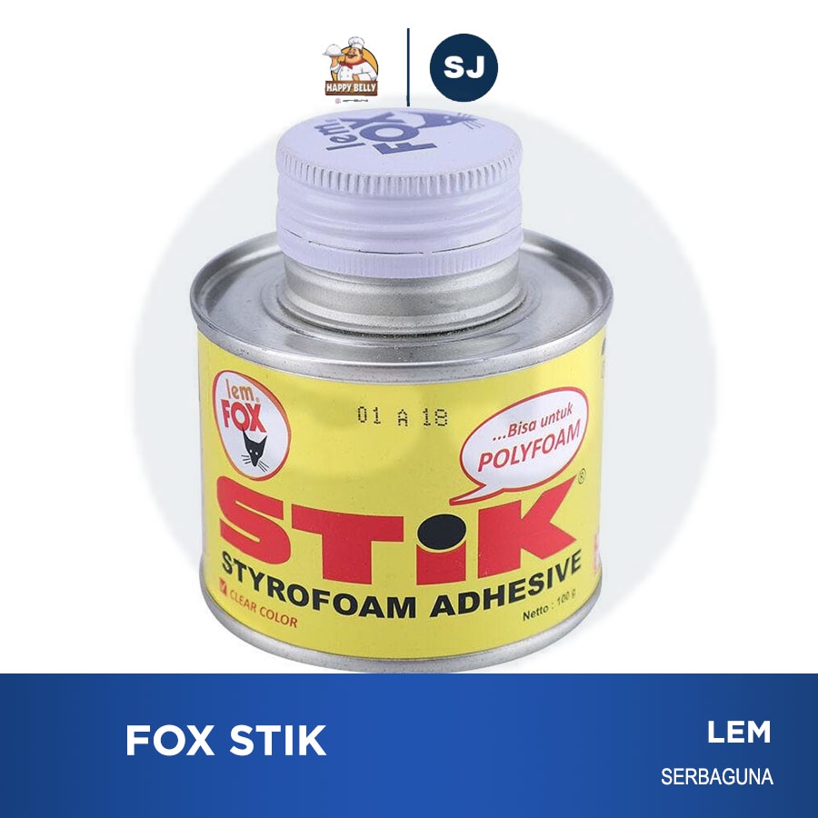 Best Seller Fox Stik Styrofoam 100 Gr : Lem Buat Styrofoam/Poly