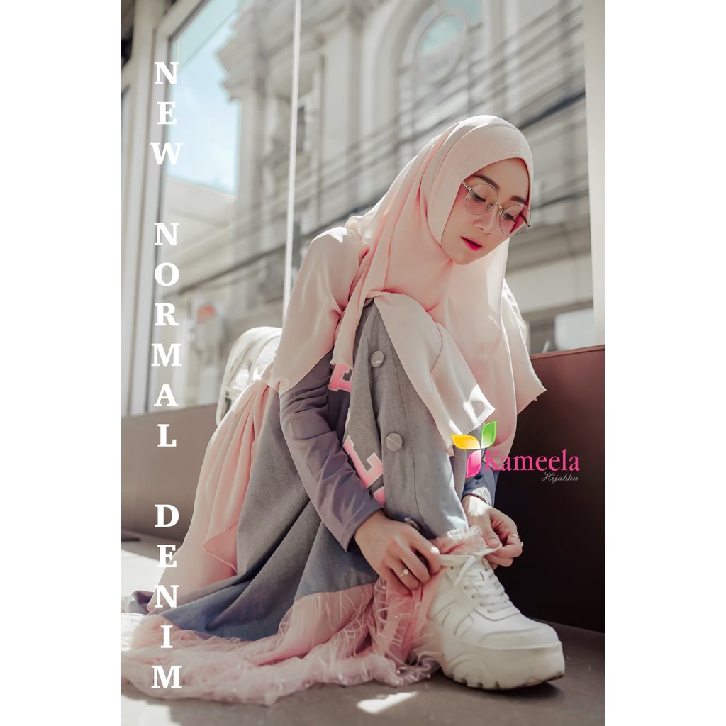 KAMEELA HIJABKU Denim Signature