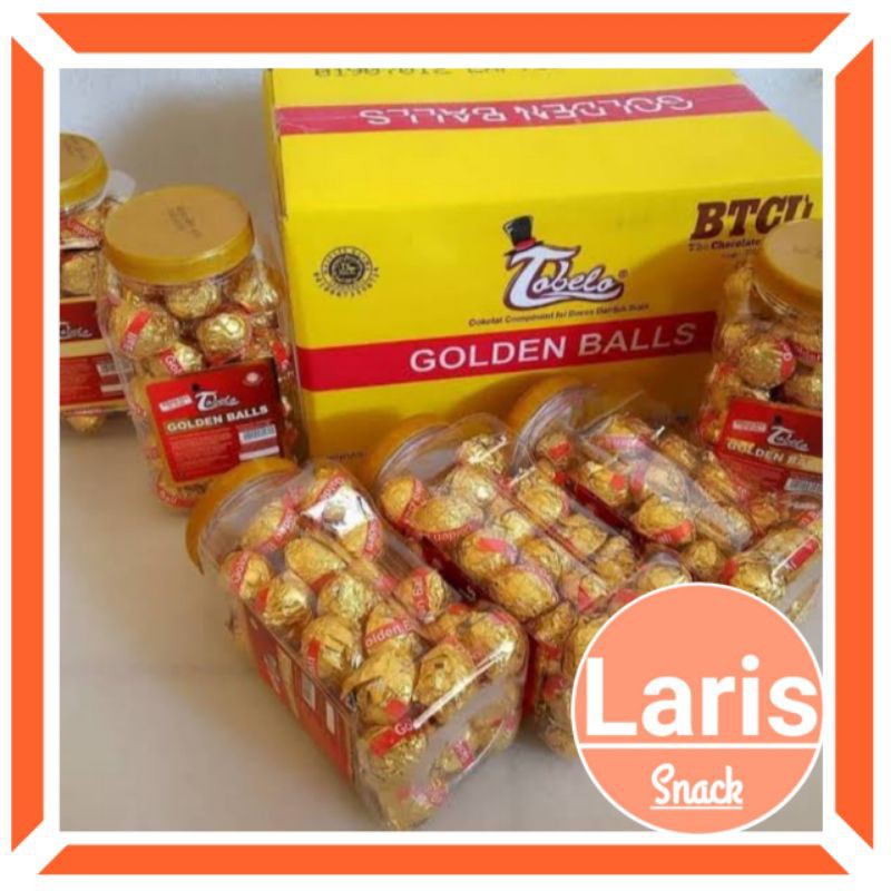 

1 Toples Coklat Tobelo isi 45 / Coklat Tabelo Kiloan / Golden Eagle Coklat Bola Emas