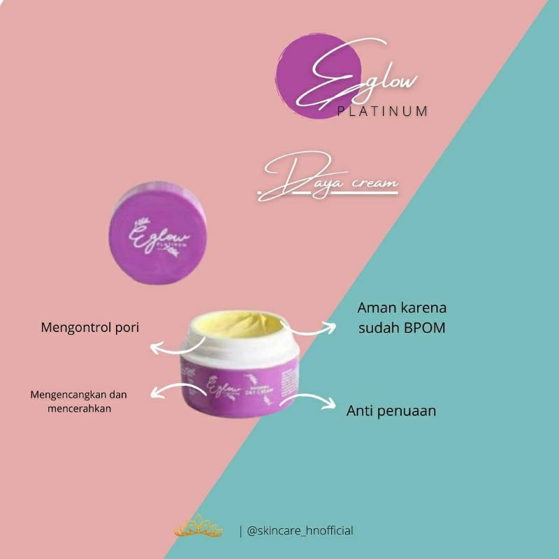 DAY CREAM E GLOW PLATINUM