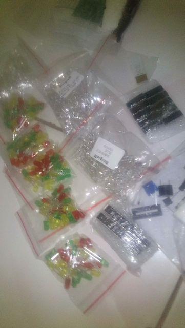 50pcs 5mm Rgb Red Green Blue Transparent Led / Fog Four Feet Controlled Common Cathode Fog-cathode