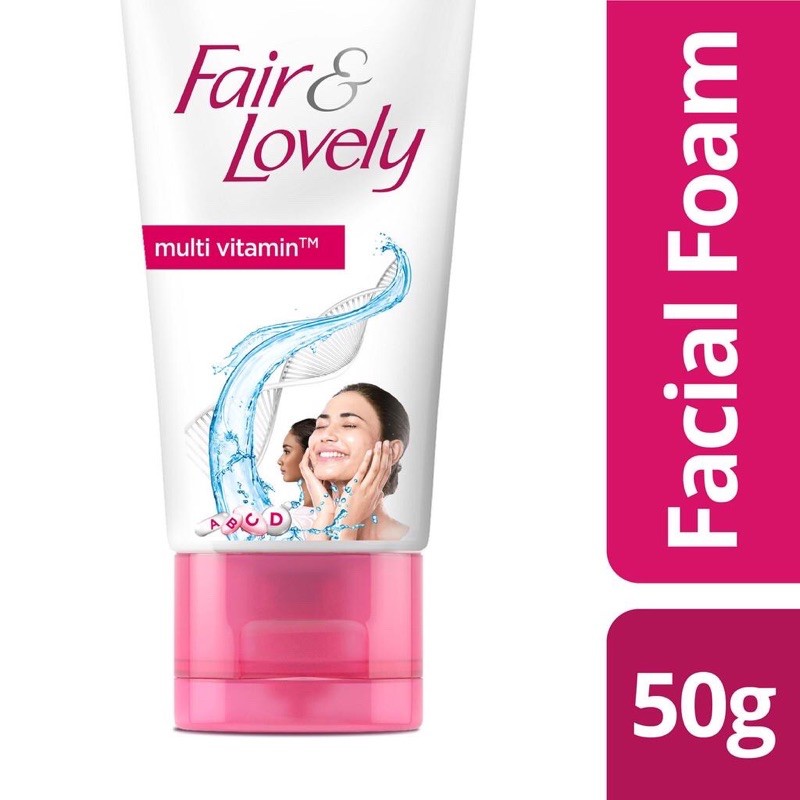 Fair &amp; Lovely Facial Foam 50 /100 gr Pink Fair Lobely Facial Foam Vit C