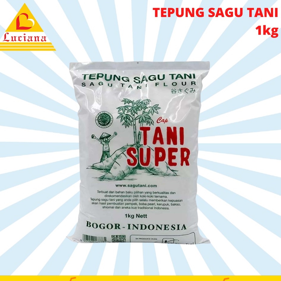 Tepung Sagu Tani Super Tani Asli kemasan 1kg