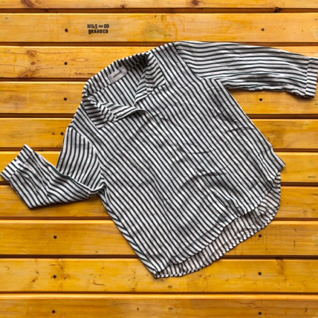Monki Stripe Blouse