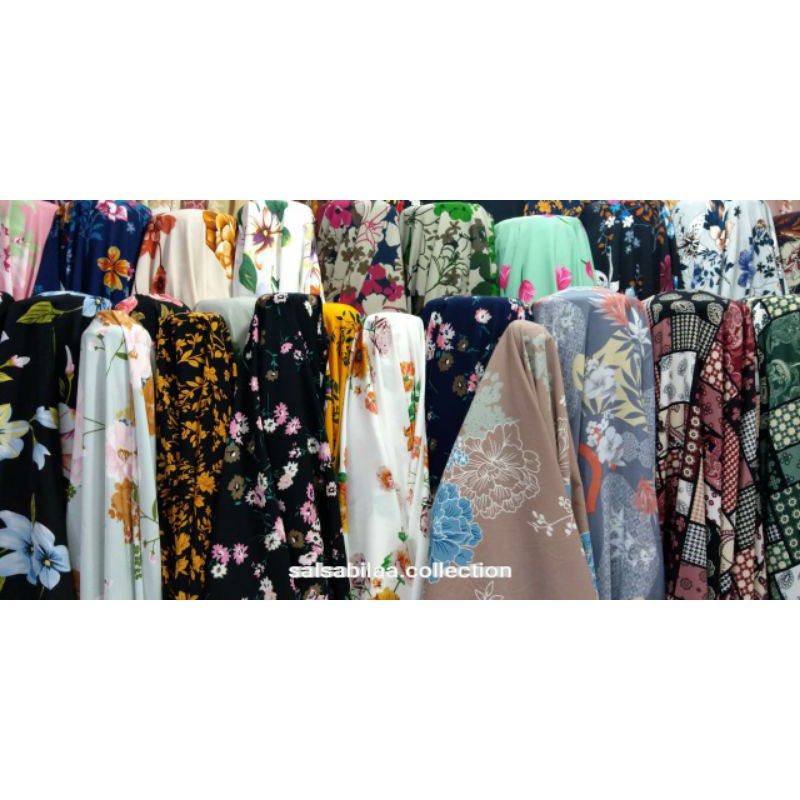 Kain Wolfis Monalisa Motif Premium Grade A Harga Persetengah Meter Shopee Indonesia