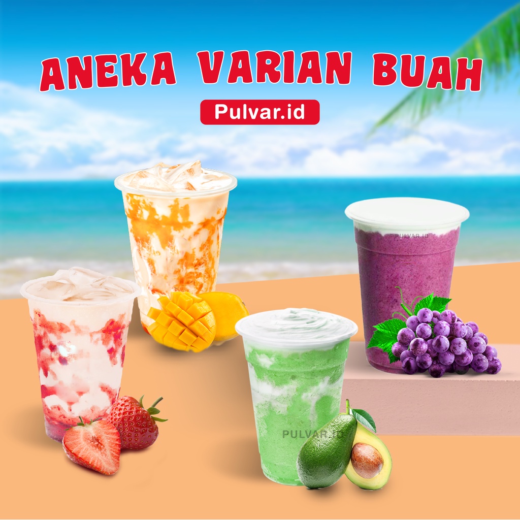 BUBUK MINUMAN RASA BUAH 1KG / BUBUK MINUMAN BOBA 1KG / SERBUK MINUMAN ANEKA RASA 1KG / BUBUK MINUMAN KEKINIAN 1KG / SERBUK MINUMAN BOBA 1KG / POWDER DRINK